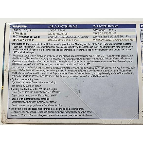 1964 1/2 Mustang Convertible MODEL - Picture 4 of 4